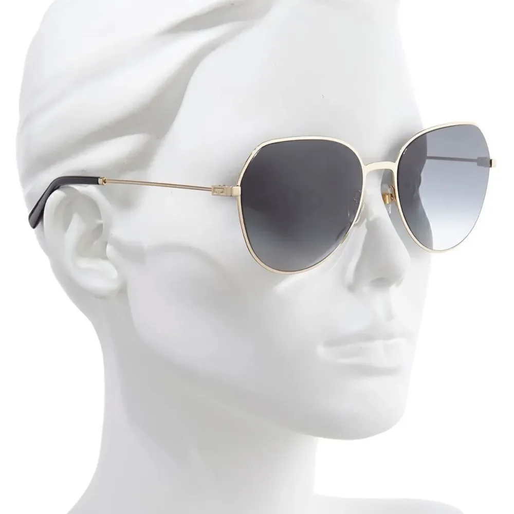 GIVENCHY GV 7171/G/S J5G9O Gold/Dark Gray Gradient Sunglasses 63mm $525